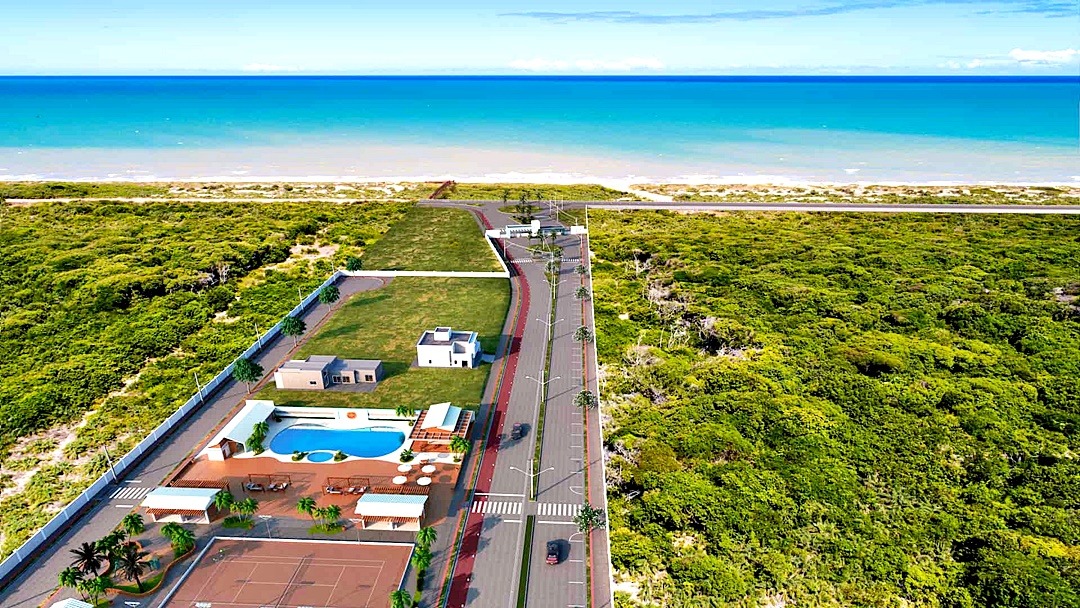 foto da estrada principal do golden guriri