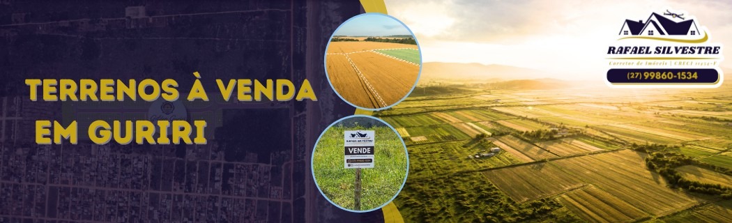 página com terrenos a venda em Guriri corretor Rafael Silvestre