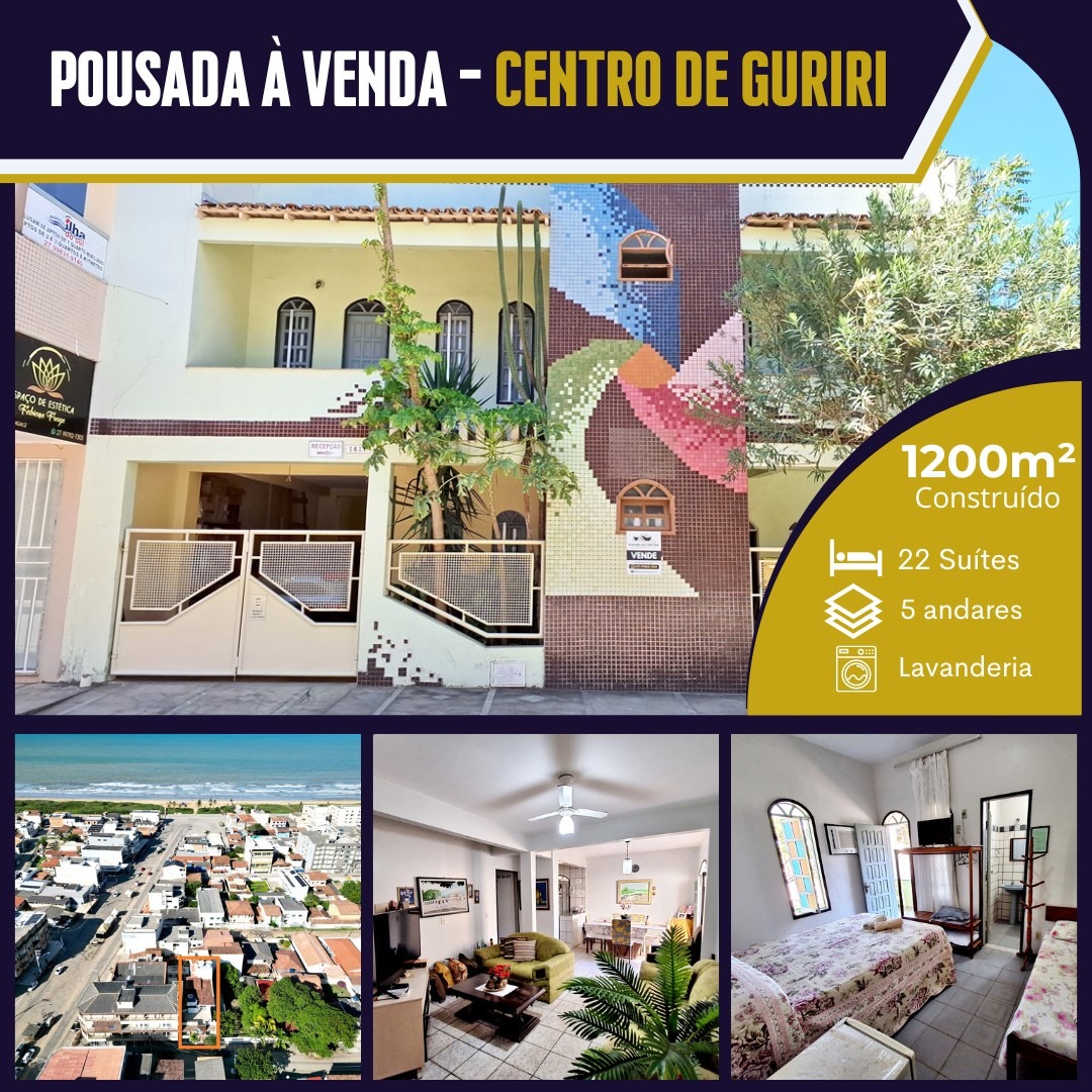 Pousada à venda no centro de Guriri Pousada à venda em Guriri no centro