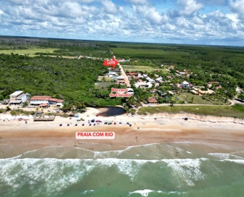 Lote na rua da Barraca do Claudio em Costa Dourada