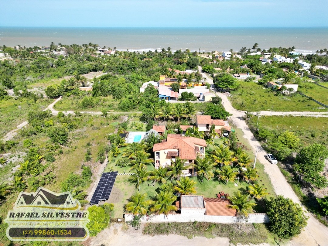 Vista aérea lateral direita Pousada a venda em Costa Dourada BA