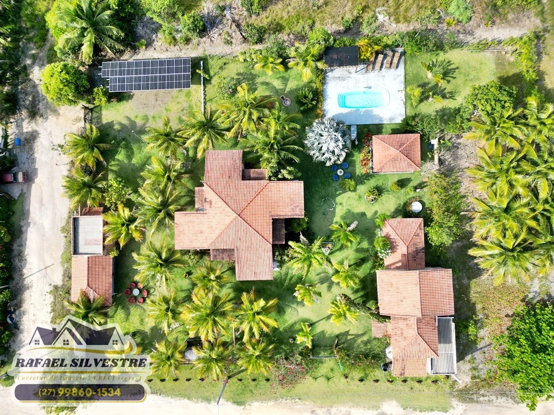 Vista aérea cima Pousada a venda em Costa Dourada BA